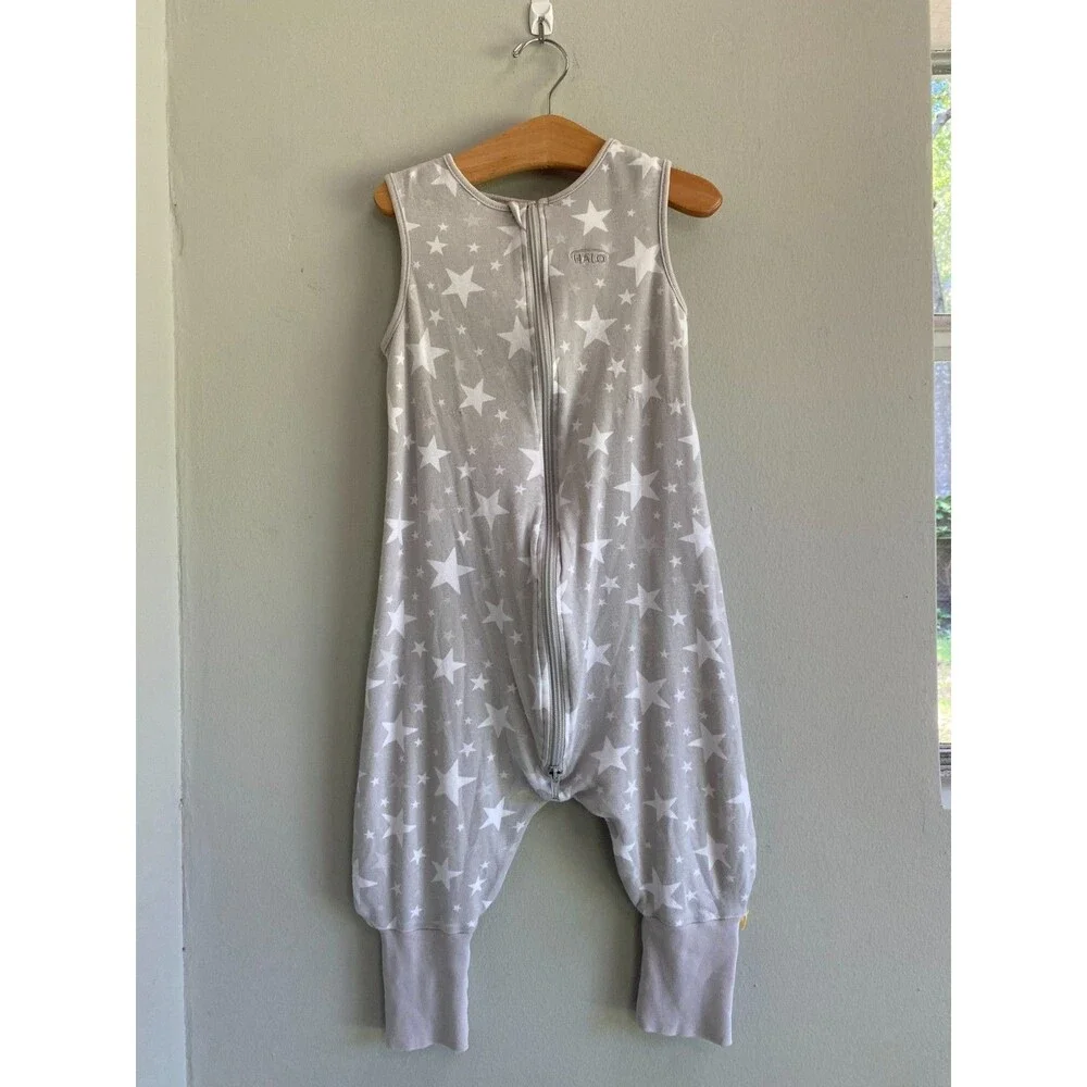 Halo Sleep Sack Wearable Blanket Back is Best Soft Cotton Early Walker 3T (3-4Y)